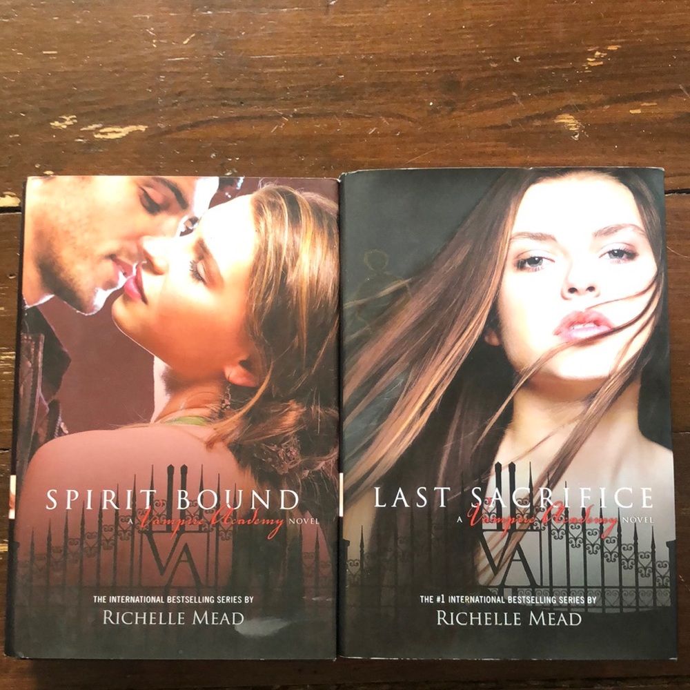 Two hardback books by Rochelle Mead